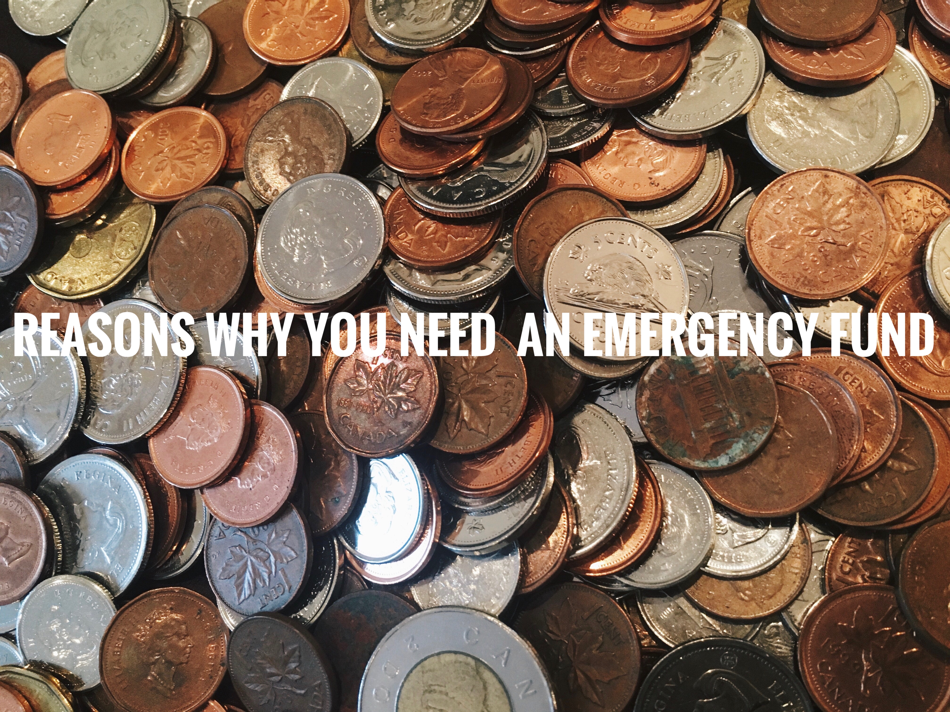 Emergency Fund: canadian coins